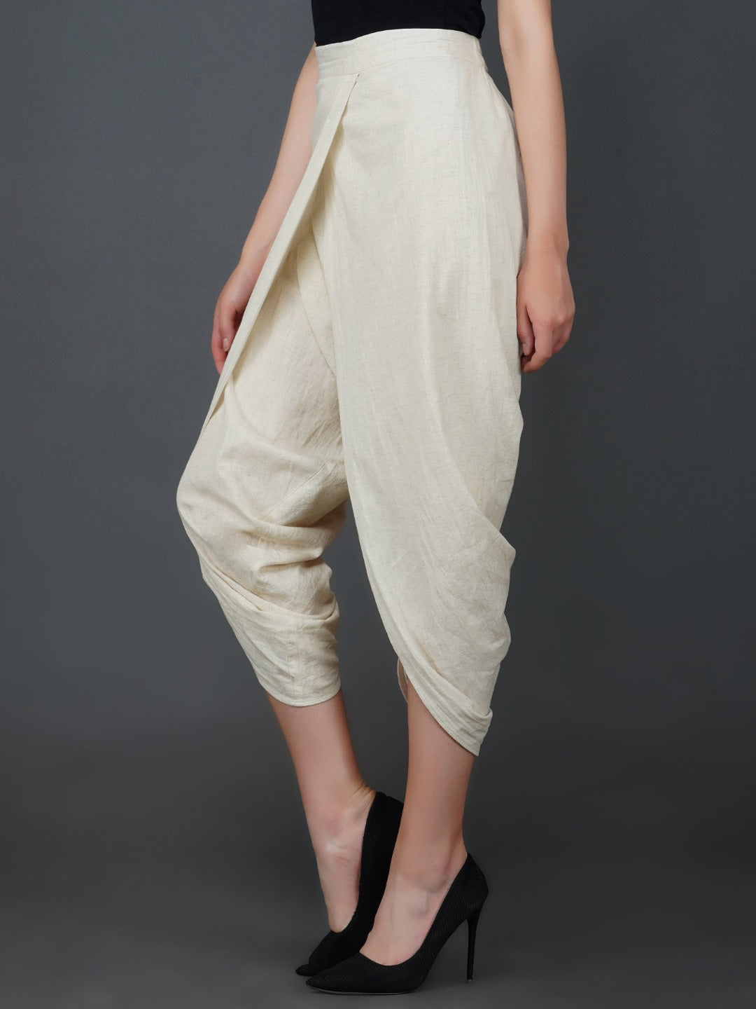 Buy First Resort By Ramola Bachchan Women Pleated Cotton Dhoti Pants -  Dhotis for Women 22655300 | Myntra