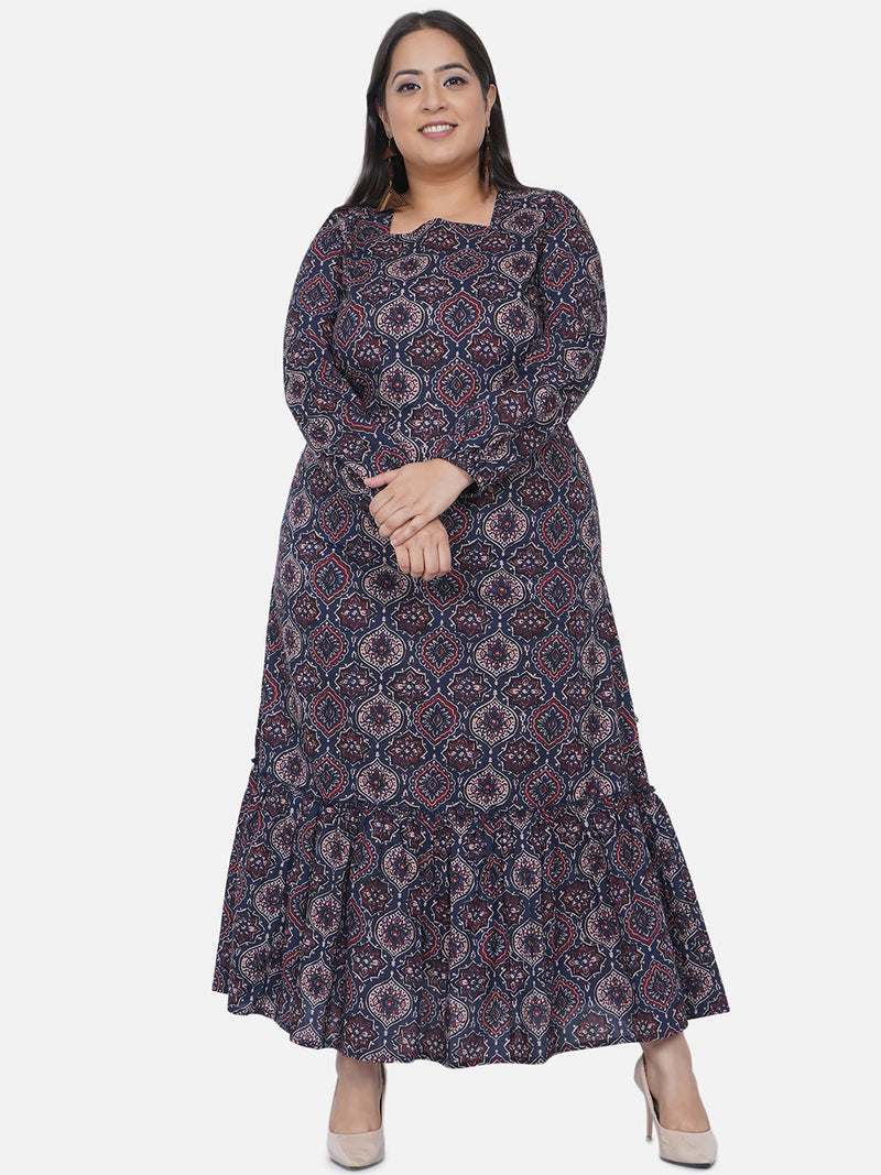 Buy Jodi Blue South Cotton Barwara Printed Tiered Dress Online  Aza  Fashions