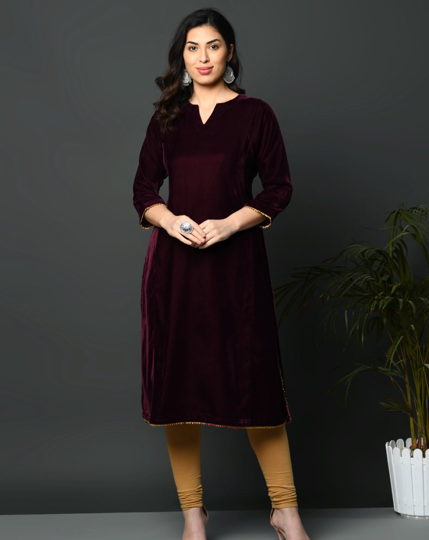 Buy Black Kurta Suit Sets for Women by PINK FORT Online | Ajio.com